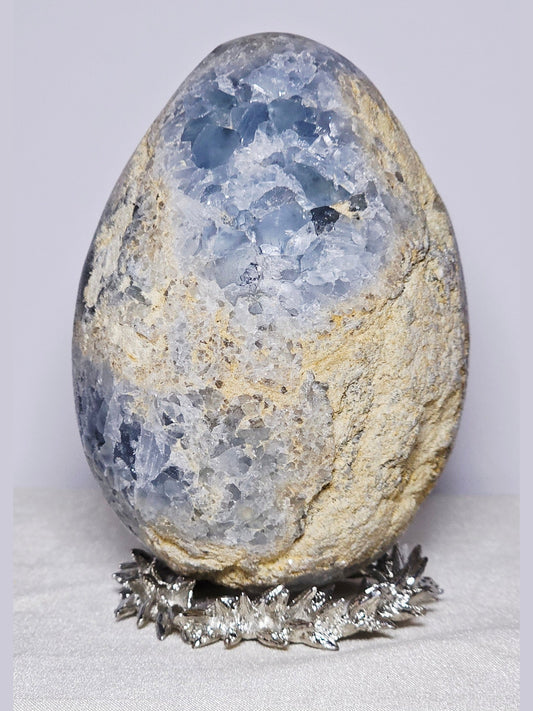 Celestite Geode Egg | 1.5 lbs | High-Quality