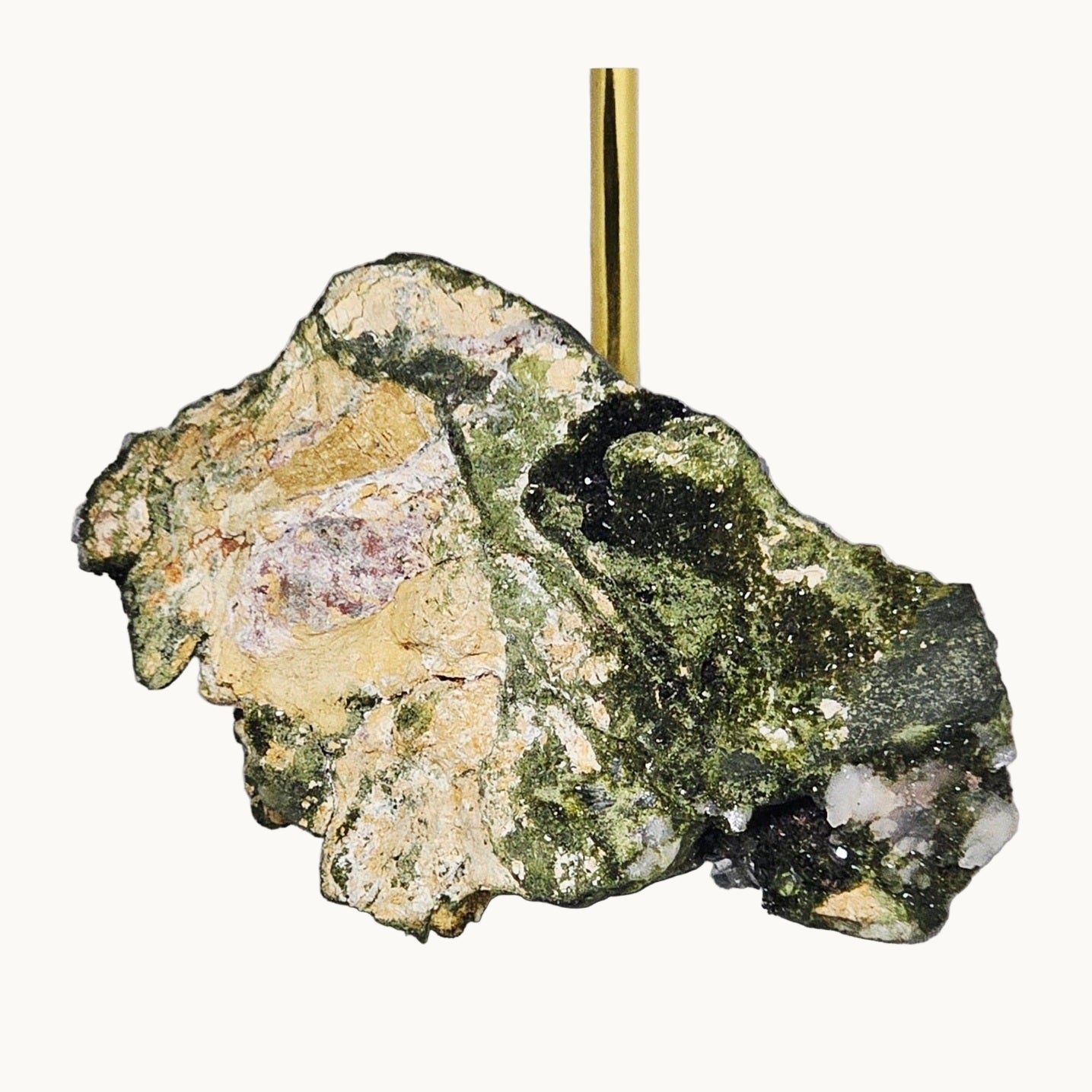 Fairy Forest Epidote with Clear Quartz | 138 g | High-Quality