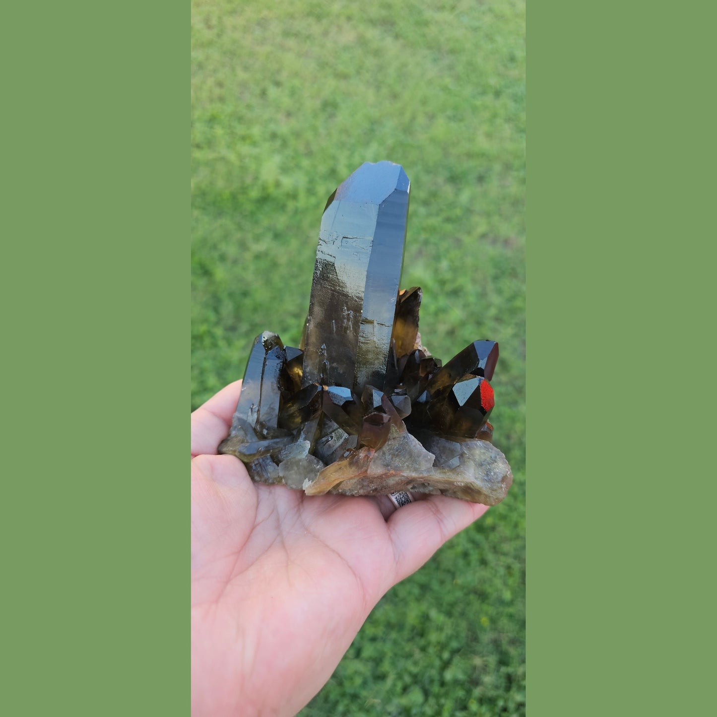 Smoky Quartz Cluster | 1.524 lbs | High-Quality