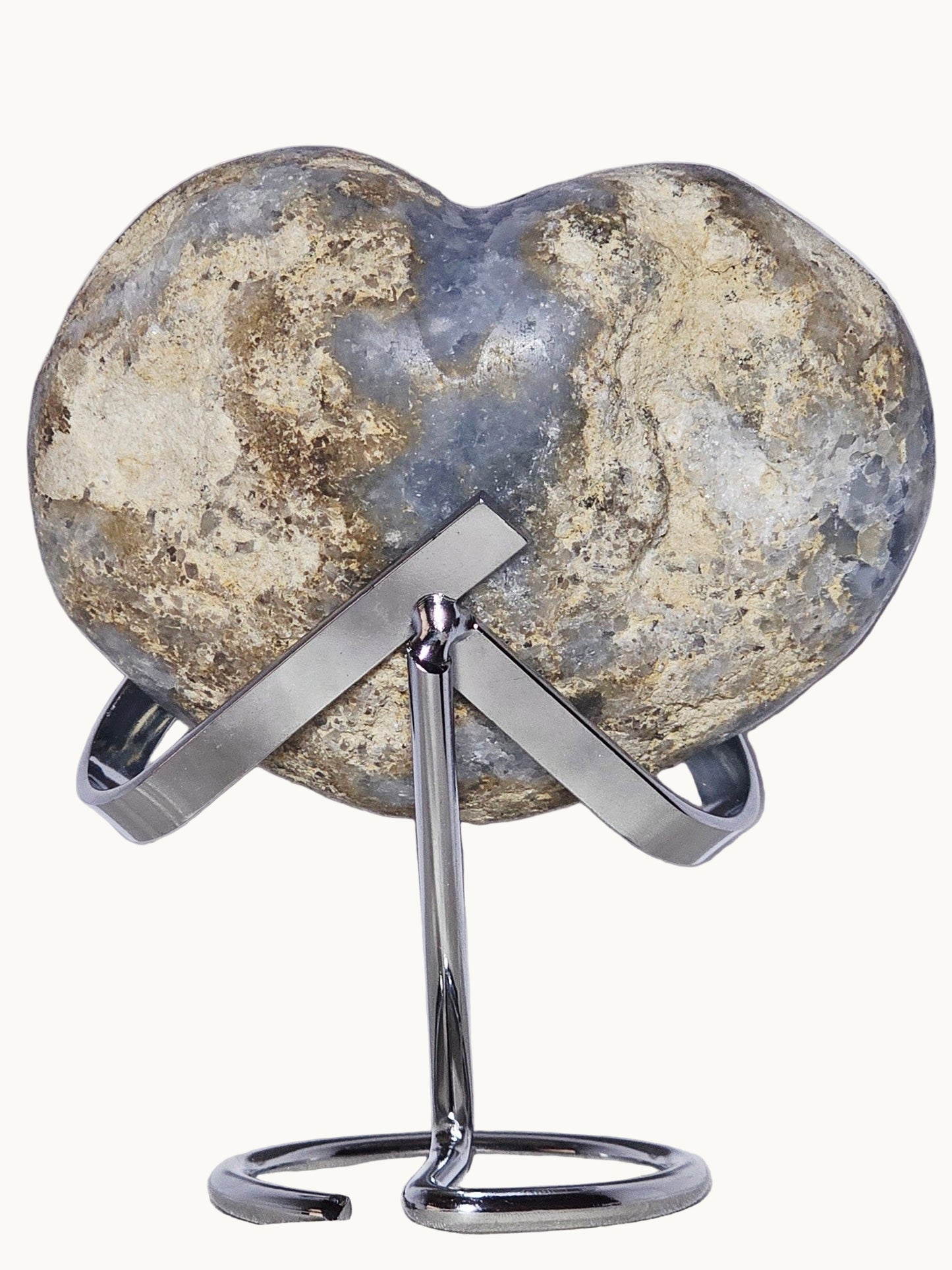 Celestite Heart | 1.6 lbs | High-Quality