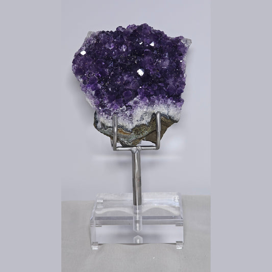 Amethyst Cluster | Custom Stand | High-Quality