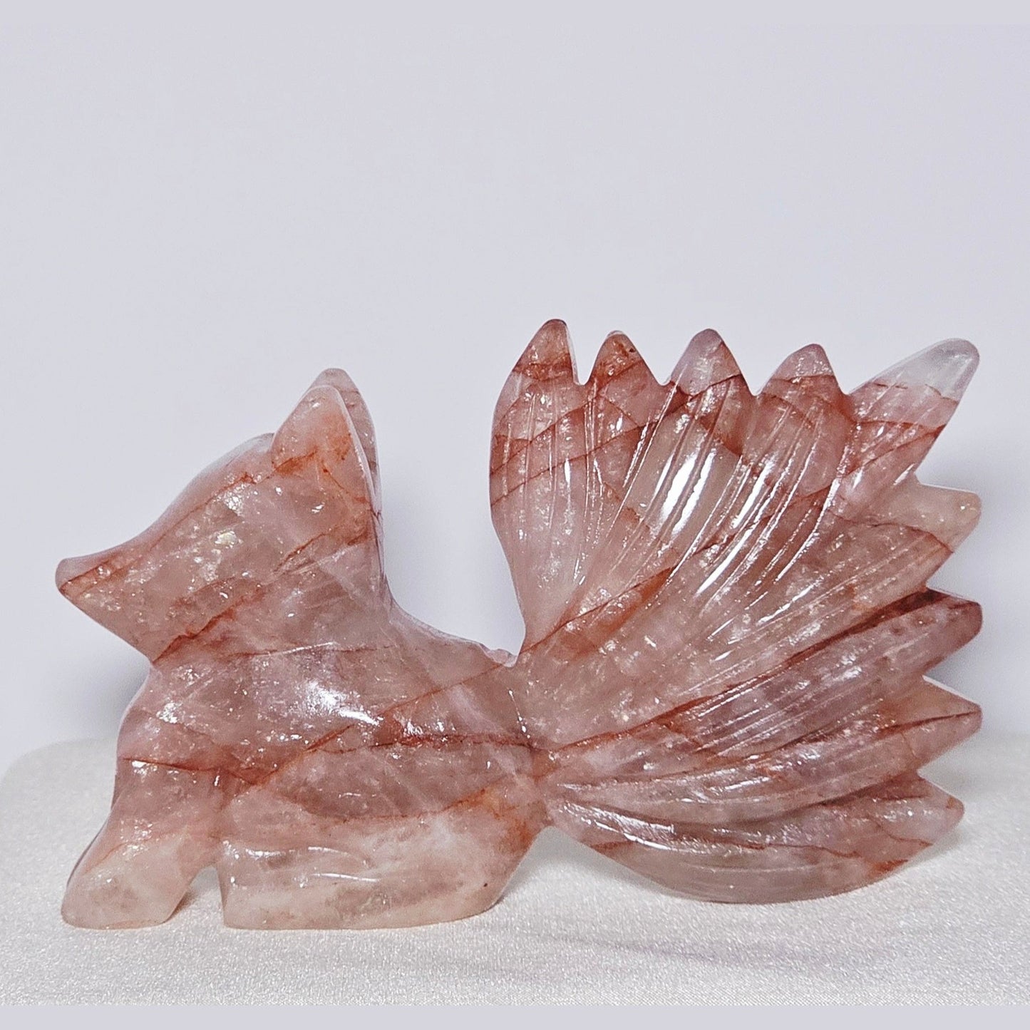 Fire Quartz Nine-Tails Fox | 308 g | High-Quality