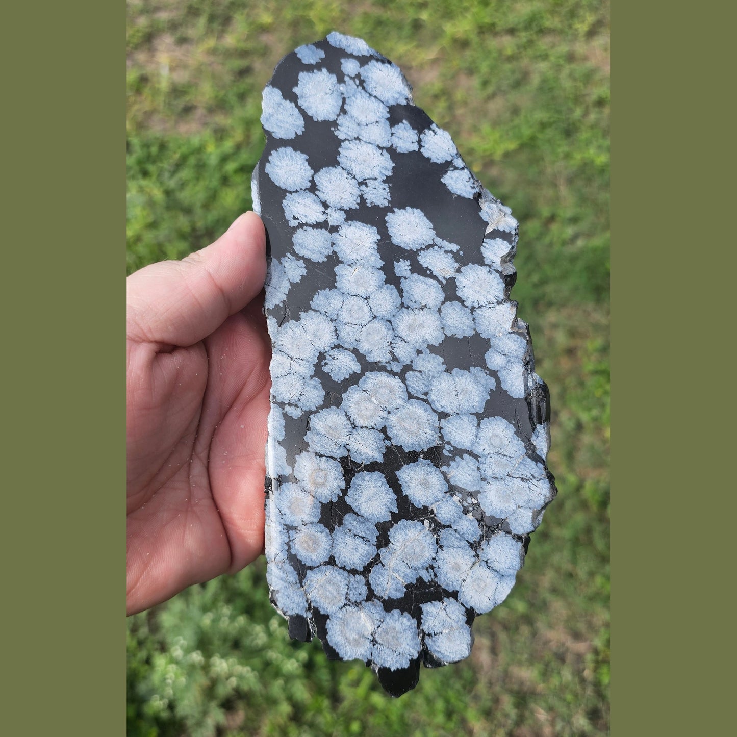 Snowflake Obsidian Slab