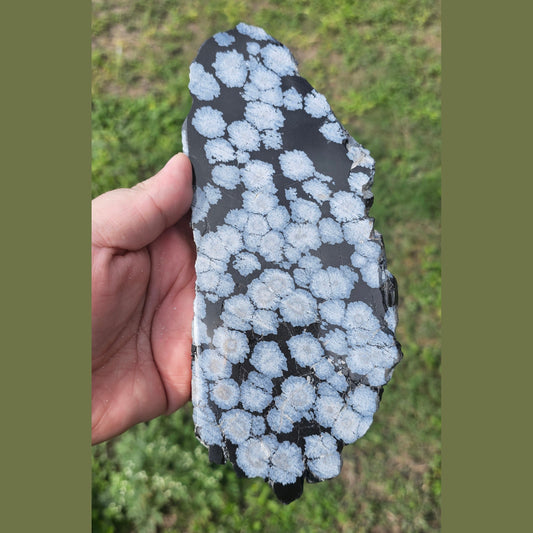 Snowflake Obsidian Slab