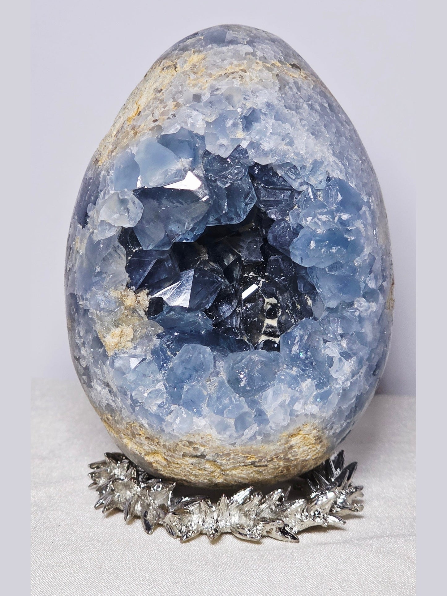 Celestite Geode Egg | 1.5 lbs | High-Quality